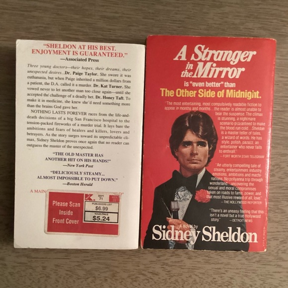 Sidney Sheldon Novels (2 Books) - Picture 3 of 8